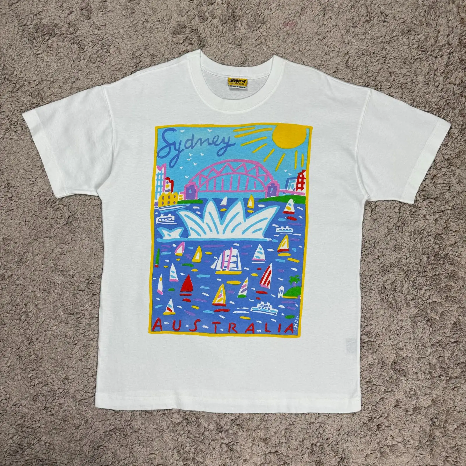 Men'S Fashion Sydney - T-shirt vintage Ken Done Sydney, style