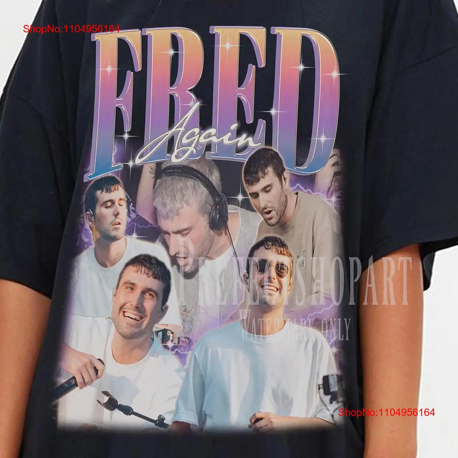 Poster Men Fashion - Fred Again t-shirt Merch Vintage vêtements