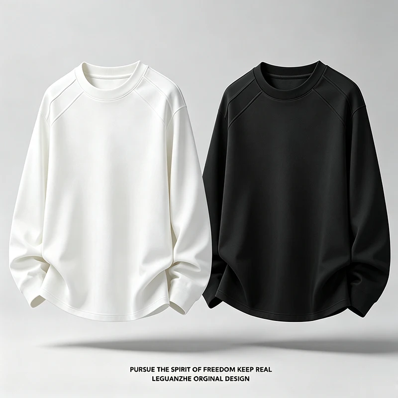 Men'S Fashion T Shirts - T-shirt à manches longues pour hommes,