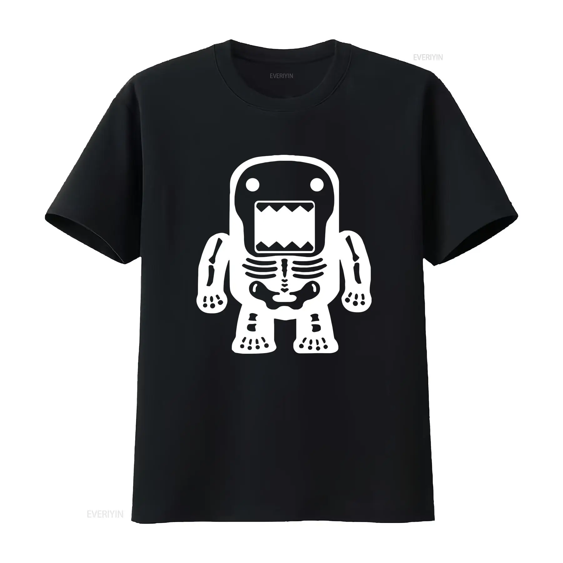 Men'S Fashion X - X Ray Domo Kun T-shirt noir