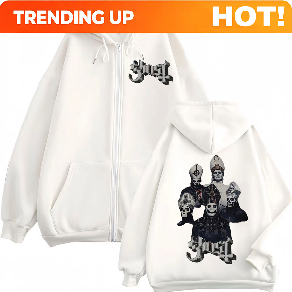 Mens Fashion Zip Up Hoodies - Vente Flash : Sweat à Capuche