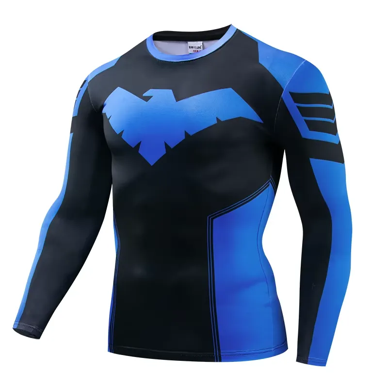 Mens Fashion Summer - T-shirt de compression pour homme à