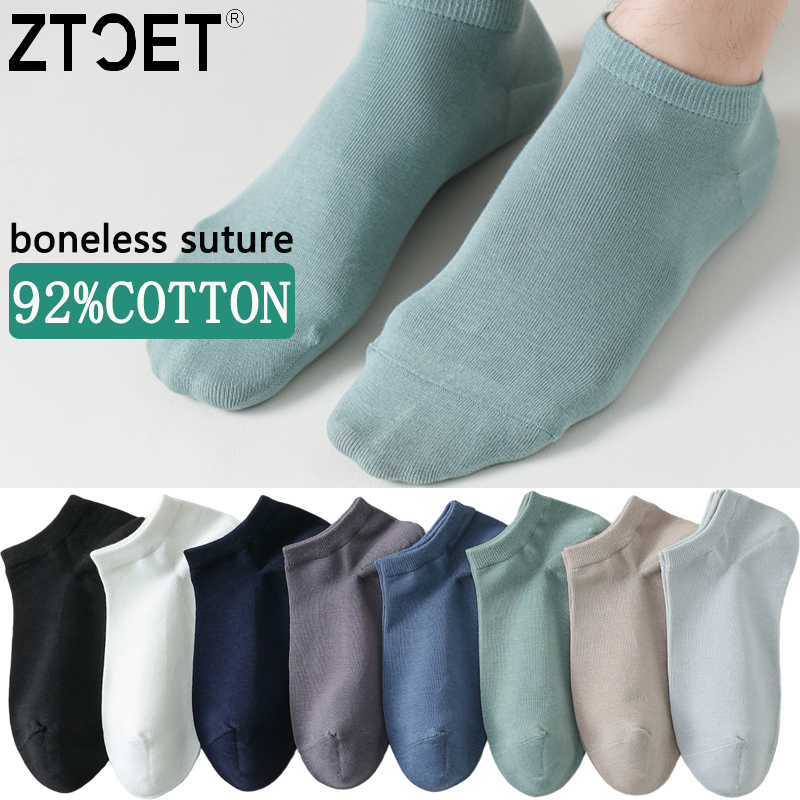 Socks Ankle Men - Chaussettes courtes en coton pour hommes,