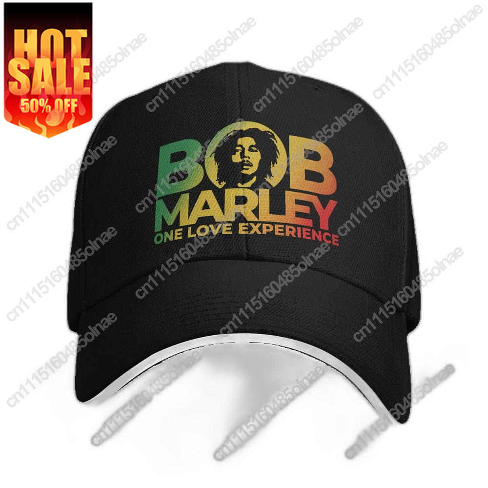 Men'S Fashion With Hat - Casquette de baseball unisexe Bob Marley