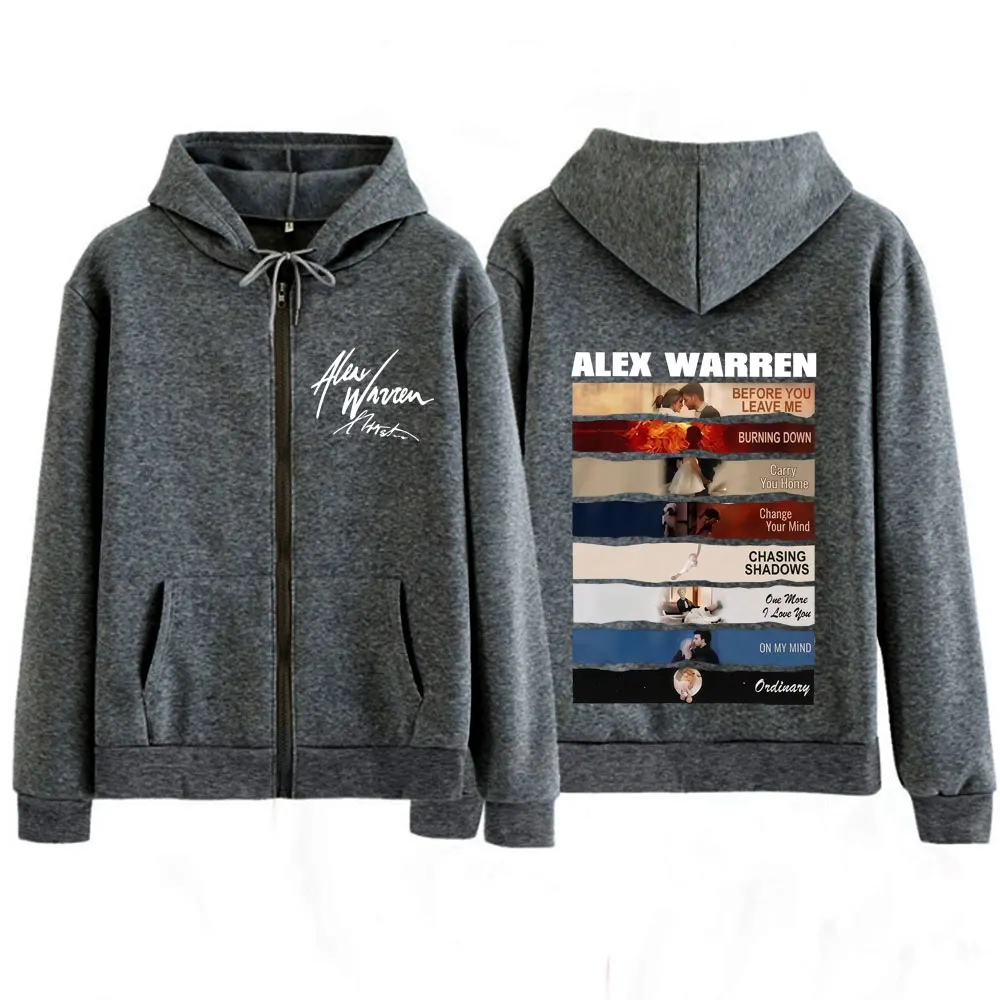 Sweat à capuche zippé imprimé  - Mens Fashion Zip Up Hoodies avis et prix