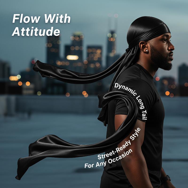 Durag unisexe soyeux à longue  - Men'S Fashion With Hat avis et prix
