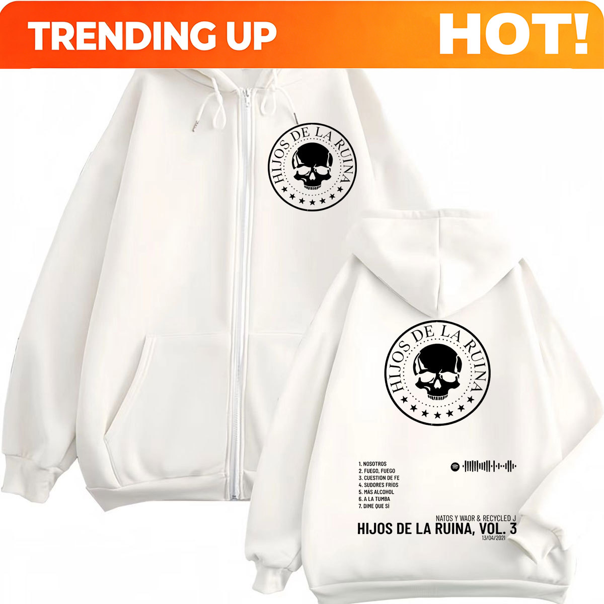 Sweat-shirt à capuche zippé po - Mens Fashion Zip Up Hoodies avis et prix