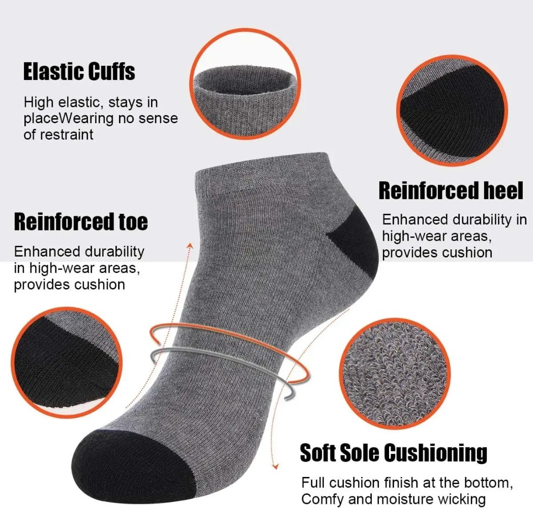 1-10 paires de chaussettes d'é - Socks Ankle Men avis et prix