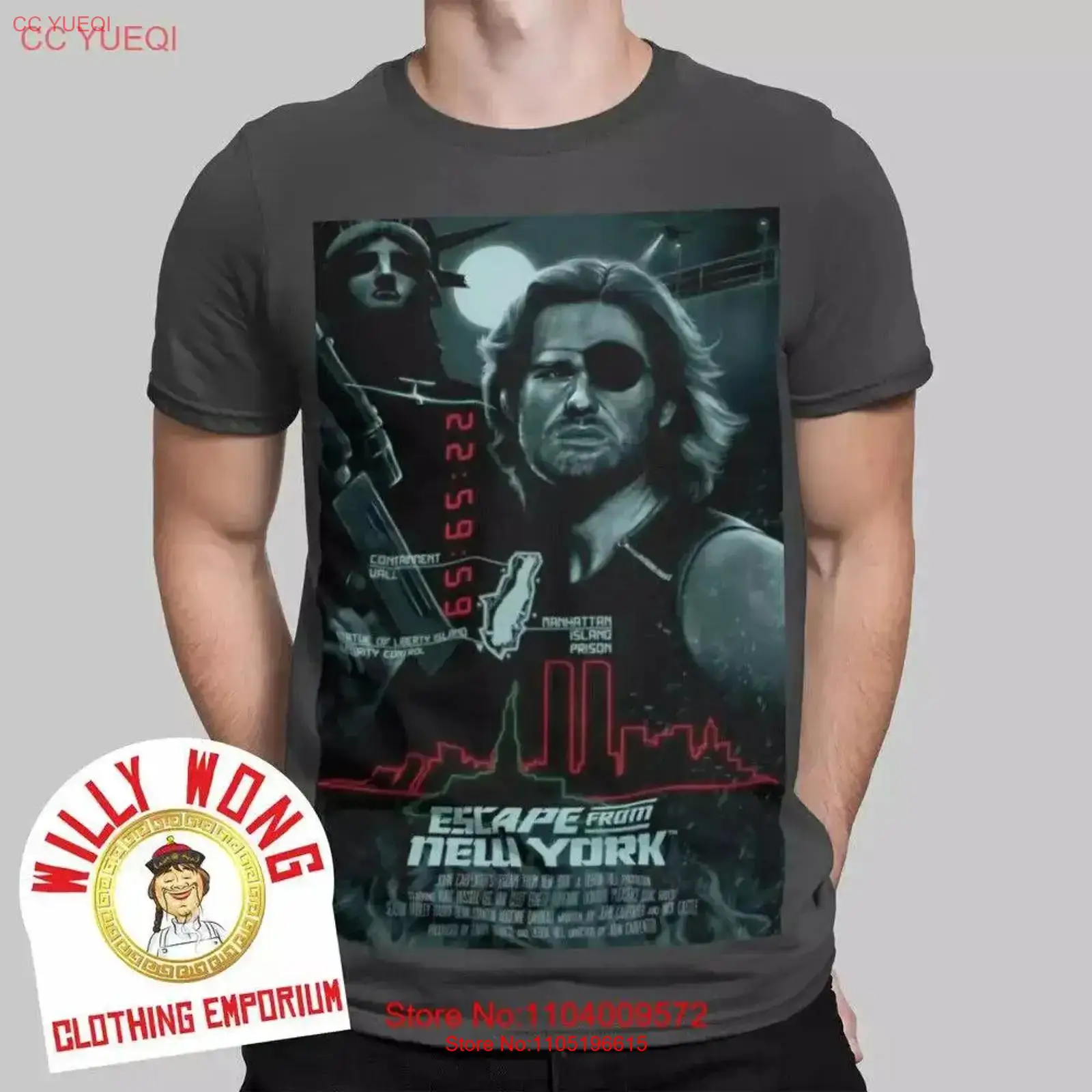 Escape From New York T Shirt F - Poster Men Fashion avis et prix