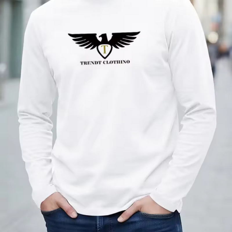 Nouveau T-shirt à manches long - Men'S Fashion T Shirts avis et prix