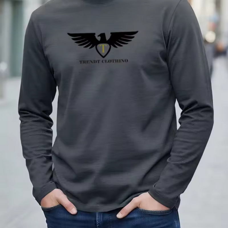 Nouveau T-shirt à manches long - Men'S Fashion T Shirts avis et prix