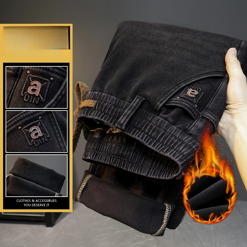 Pantalon long décontracté et t - Men'S Fashion Grey Jeans avis et prix