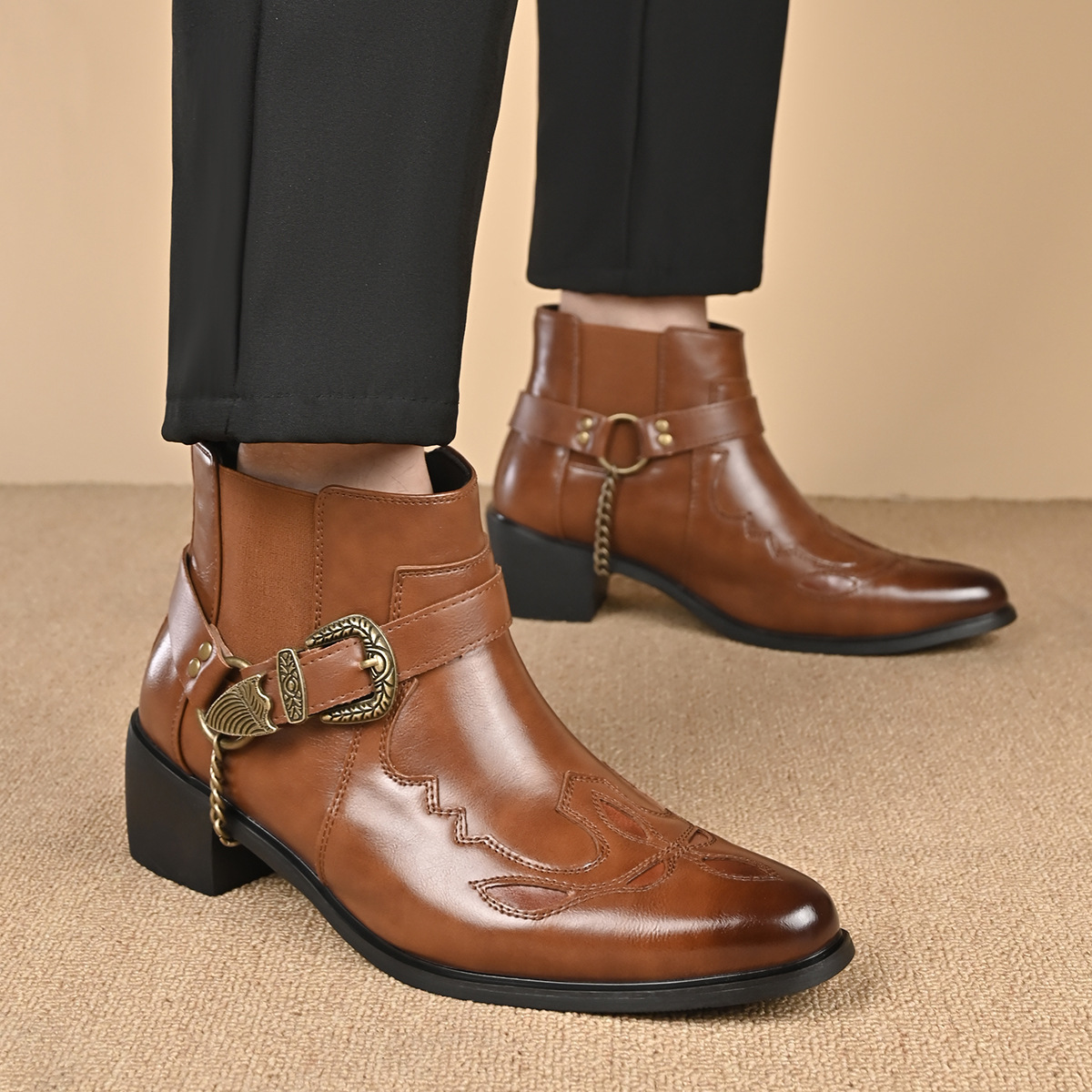 Bottes de cowboy vintage en cu - Men'S Fashion News avis et prix