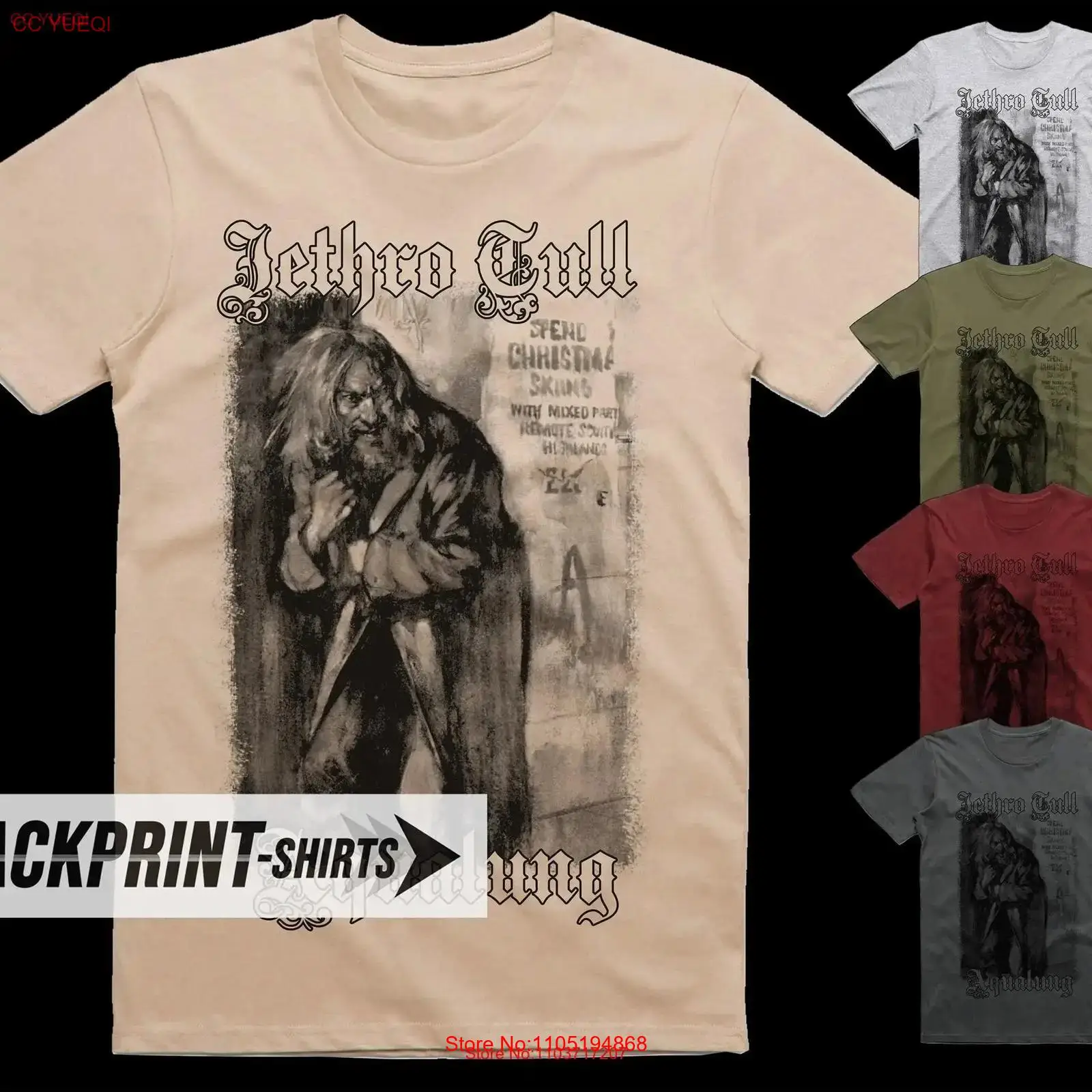 Jethro Tull Aqualung V1 affich - Poster Men Fashion avis et prix